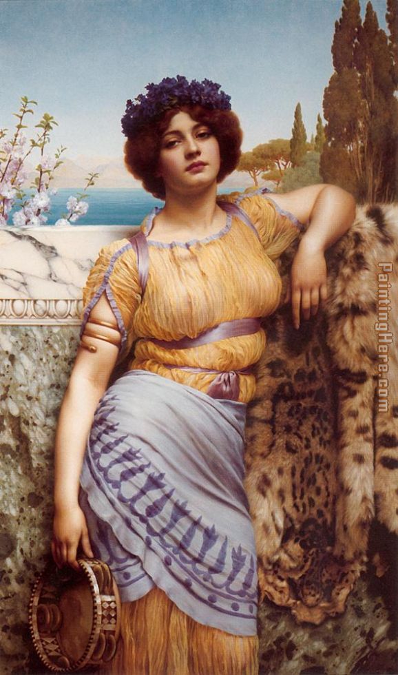 Ionian Dancing Girl painting - John William Godward Ionian Dancing Girl art painting